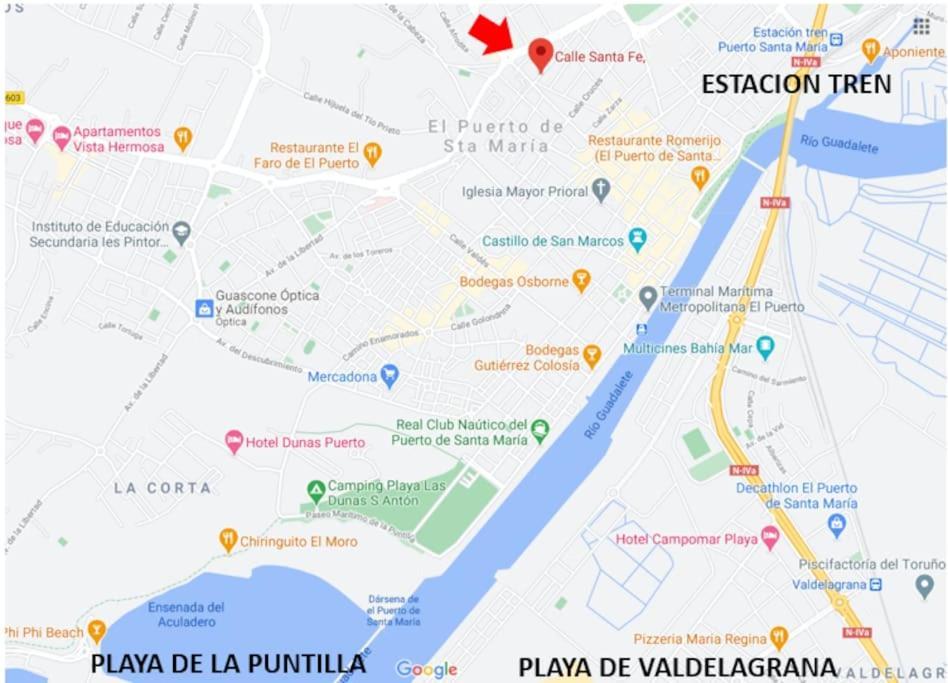 Villa P Casa con Azotea privada y Céntrica. WiFi+Netflix El Puerto de Santa María Exterior foto